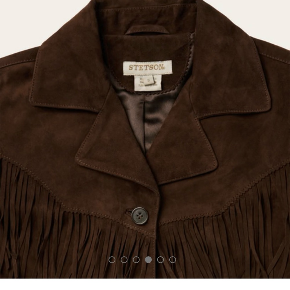 NWT Stetson Fringe Suede Jacket - Picture 7 of 11